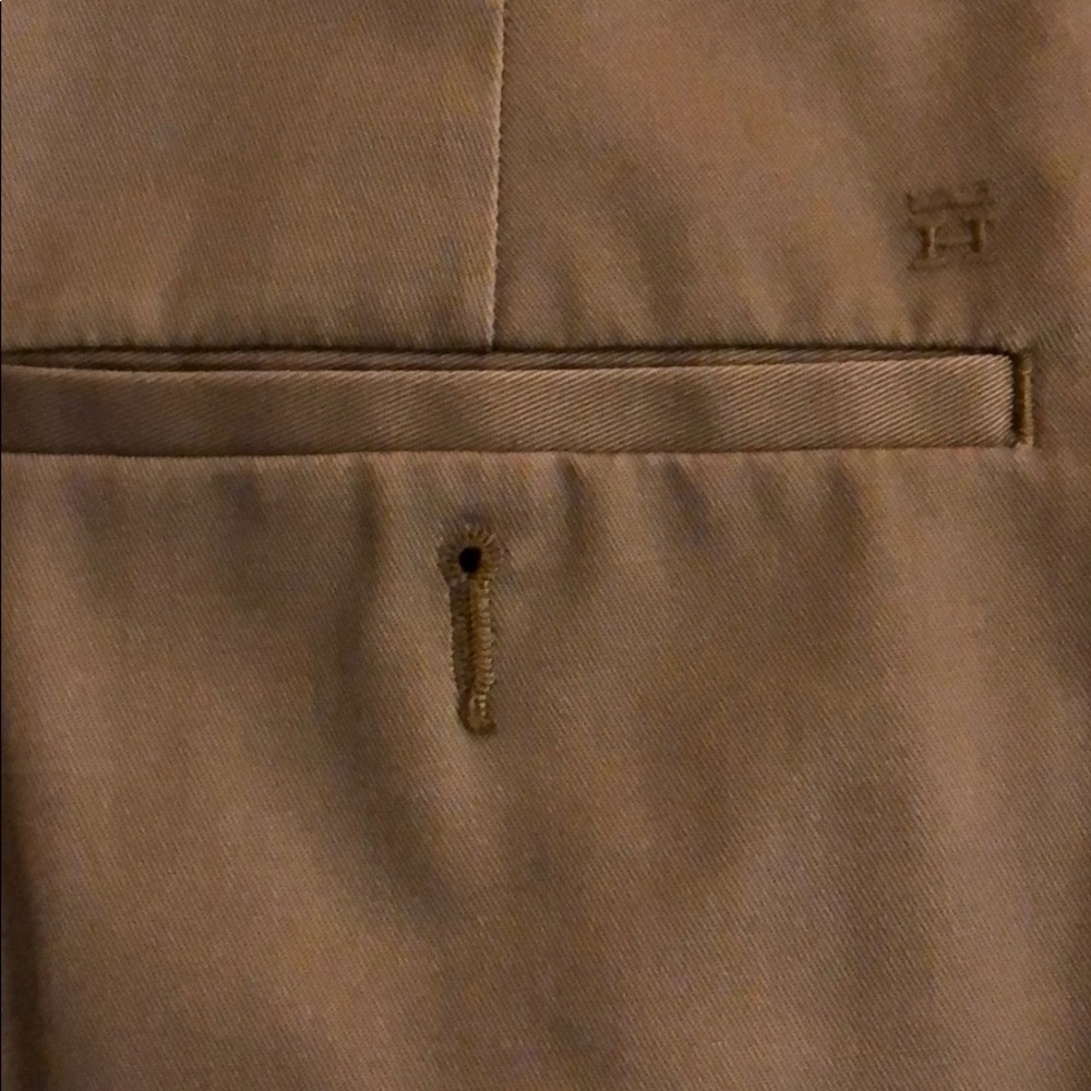 Haggar Classic Premium No Iron Tan Khakis 38X30